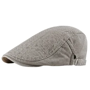 Casquette Plate Grise Homme | Burntisland