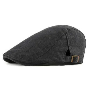 Casquette Plate noire | Anstruther