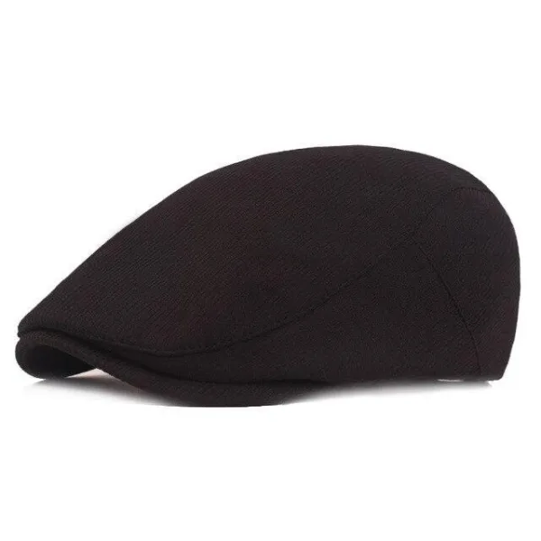 Casquette Plate Noir Homme​ | Basingstoke
