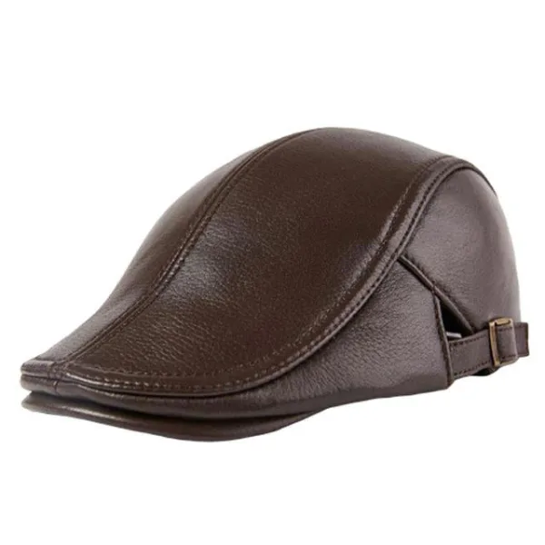 Casquette Plate Homme Cuir | Doncaster