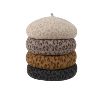 Béret Léopard | Femme En Laine