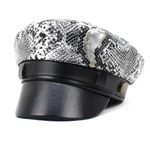 Casquette En Peau De Serpent​ | Femme Louisa