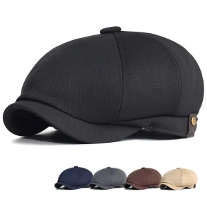 Casquette Gavroche Noire Homme Andrew