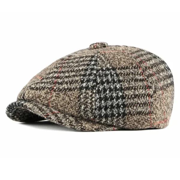 Casquette En Laine Gavroche Anglaise Rétro