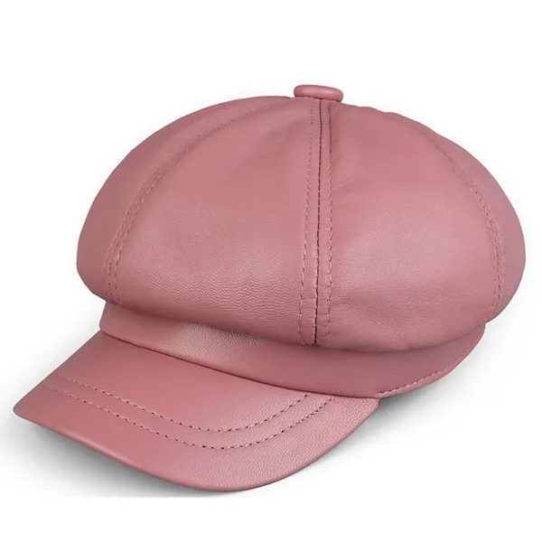 Casquette Rose | Femme Cuir Giorgia
