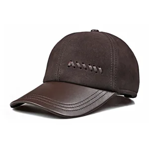 Casquette Baseball Hiver | Cuir Glasgow