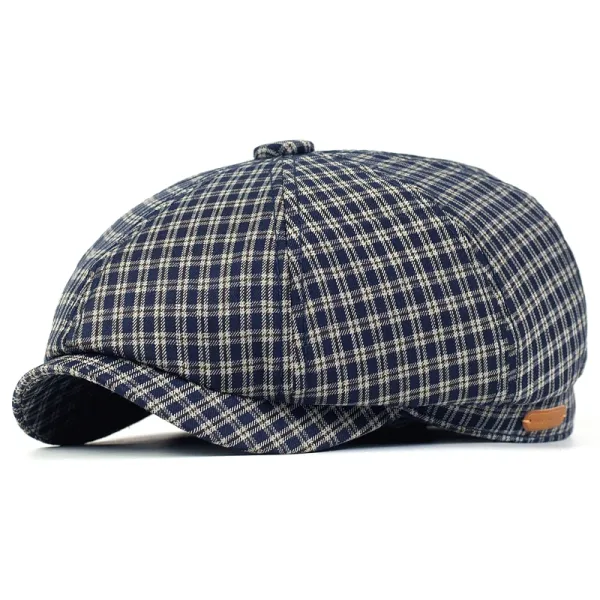 Casquette Gavroche à Carreaux Pour Homme | Gênes