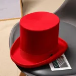 chapeau vintage rouge