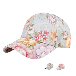 Casquette Jean | Femme Motif Floral