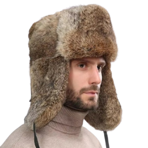 Chapka Homme Russe | Véritable Peau De Lapin