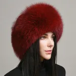 chapka en fourrure pour femme