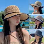 Casquette Grande Visière​ | Solaire Avec Nœud Papillon