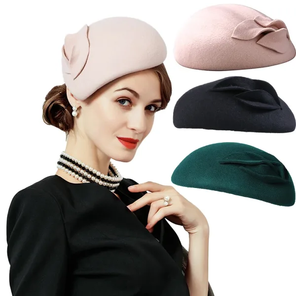 béret femme rose pâle