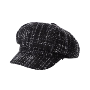 Casquette Noire | Gavroche Femme Christina